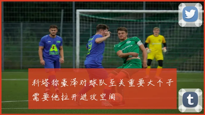 科塔称豪泽对球队至关重要大个子需要他拉开进攻空间